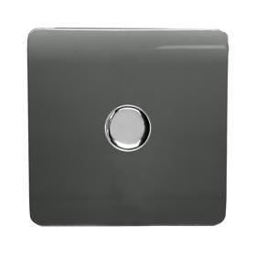 ART-LDMCH  1 Gang 2 Way LED Dimmer Switch Charcoal